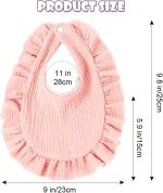 JIAHANG Baby Muslin Bandana Drool Bibs for Boys Girls Adjustable Baby Bibs Set - Image 2
